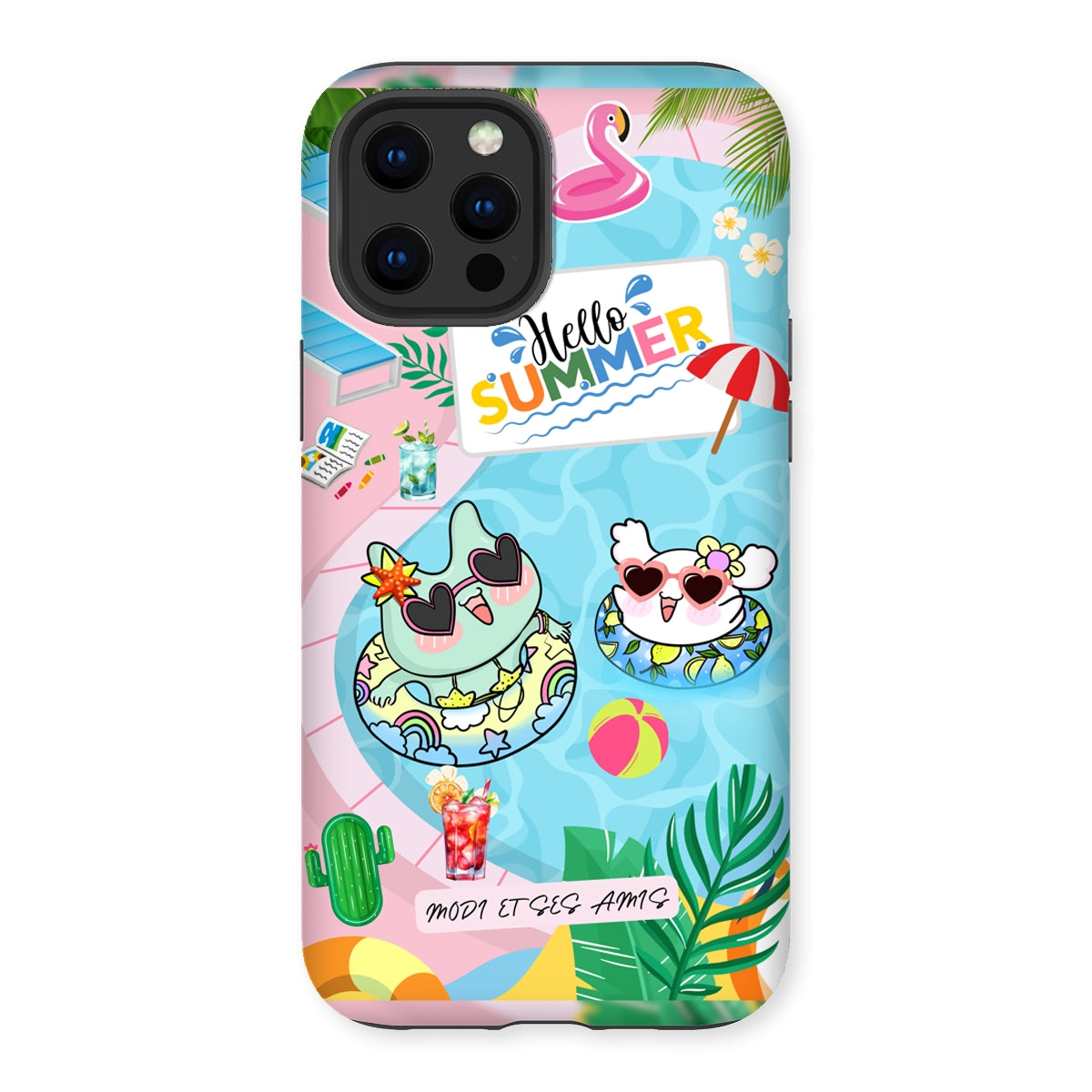 Pink Love Summer Modi et Ses Amis Tough Phone Case