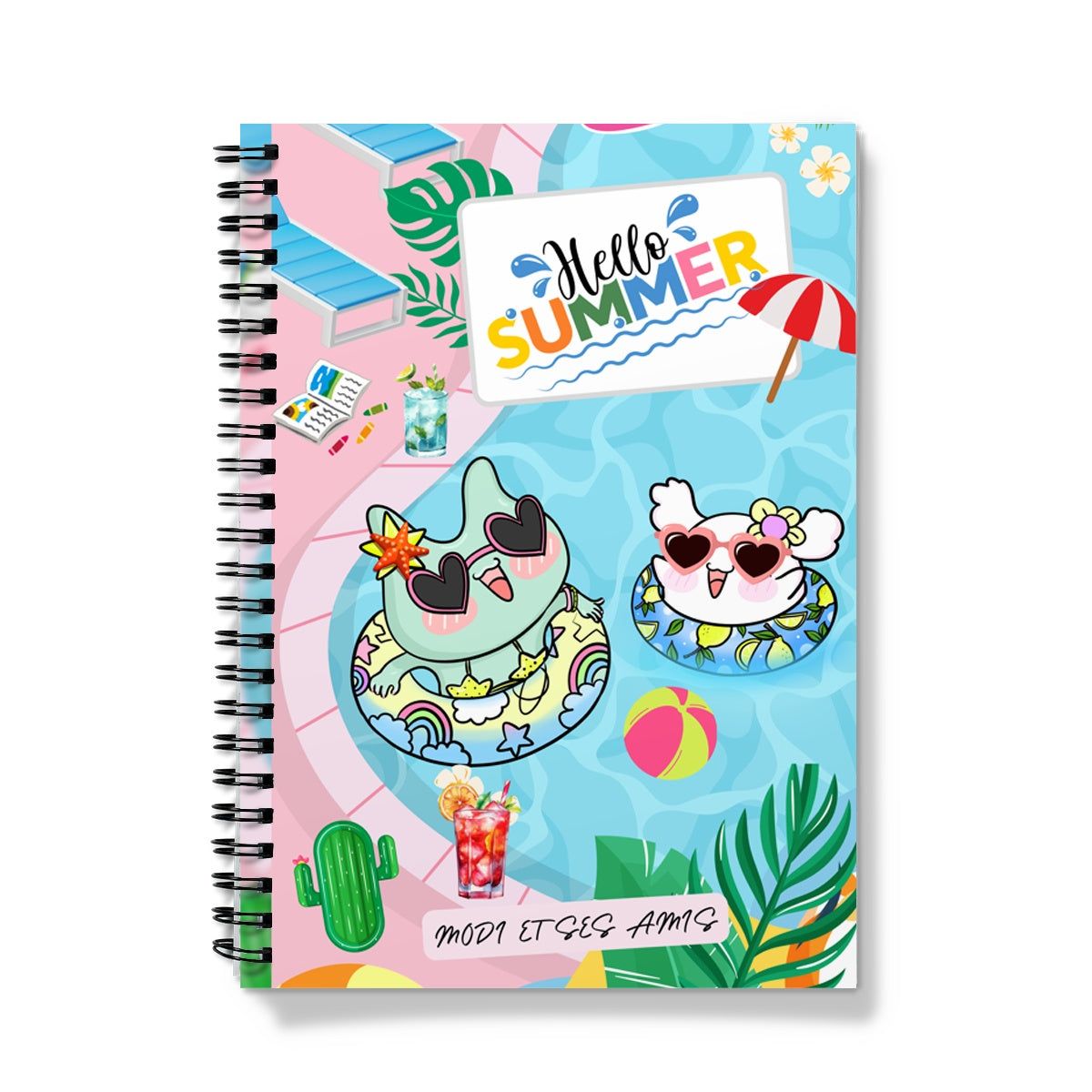 Pink Love Summer Modi et Ses Amis Notebook