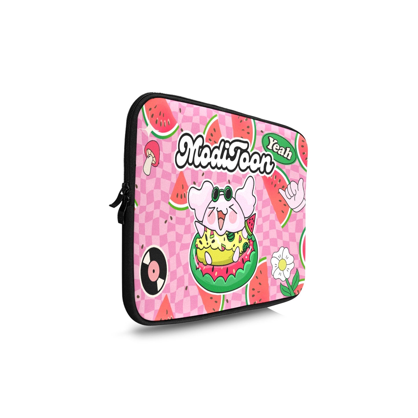 ModiToon Pink Love Sleeve for 14" Laptop | 모디툰 핑크럽 14인치 노트북 가방