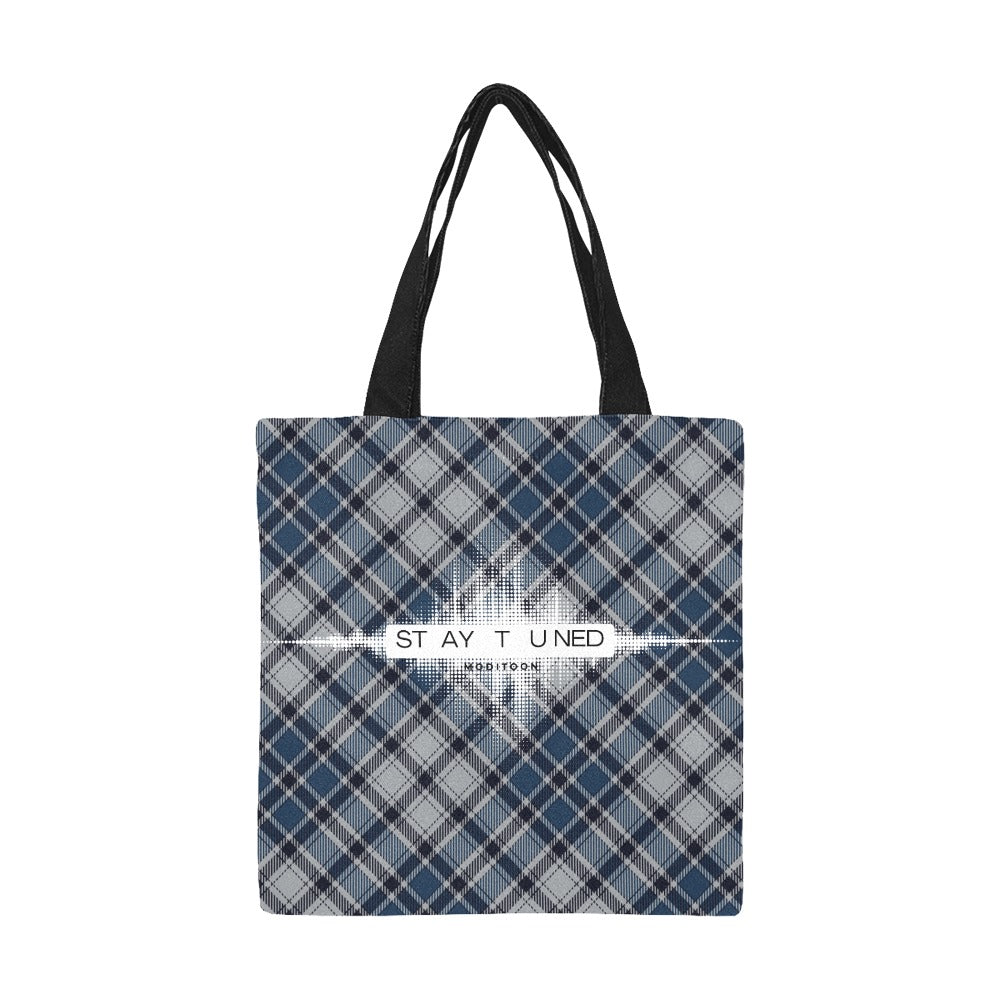 ModiToon Staytuned Check Ecobag [S] 모디툰 스테이튠드 체크 에코백