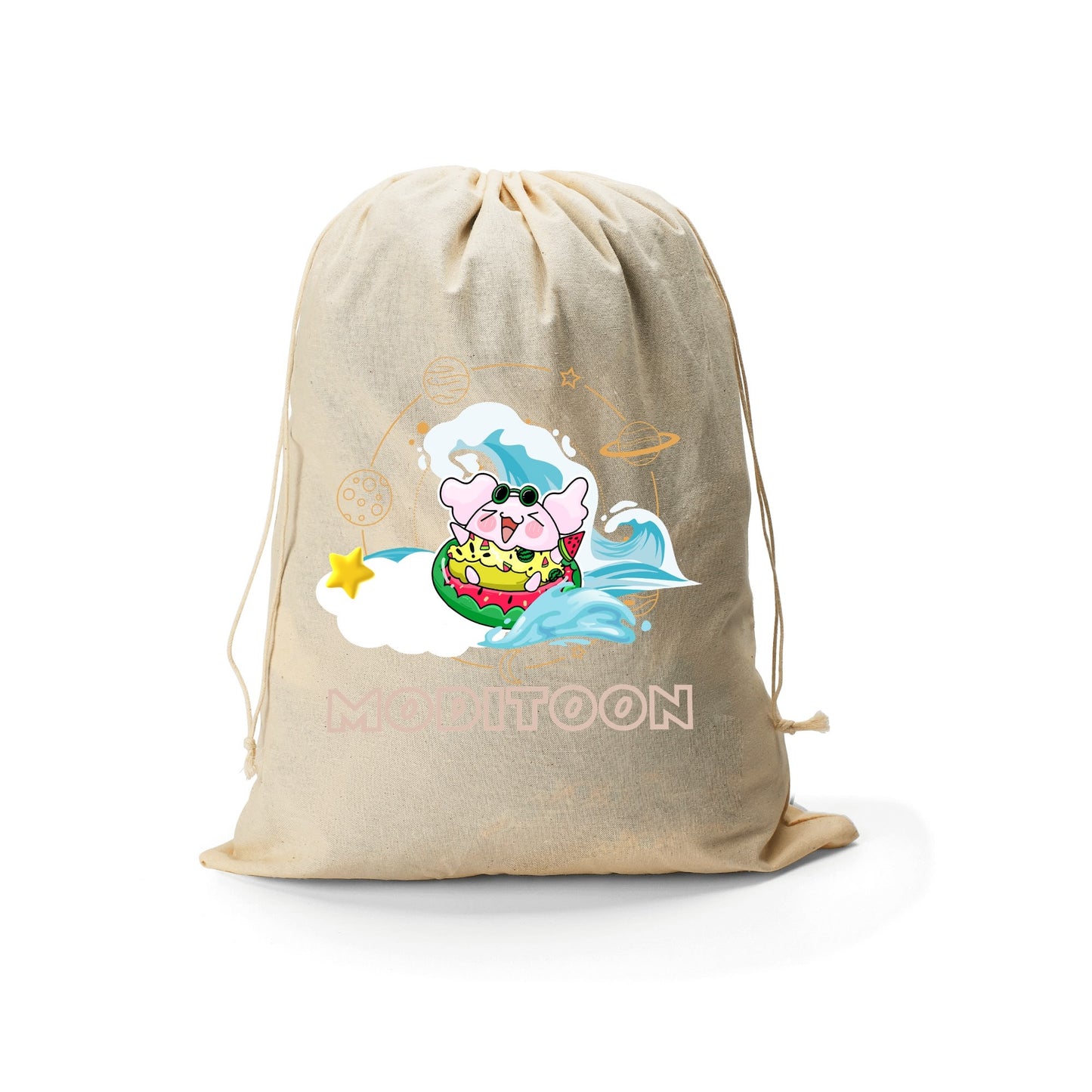 ModiToon Universe Leather Cosmetic Bag | 모디툰 유니버스 여행용 화장품 파우치