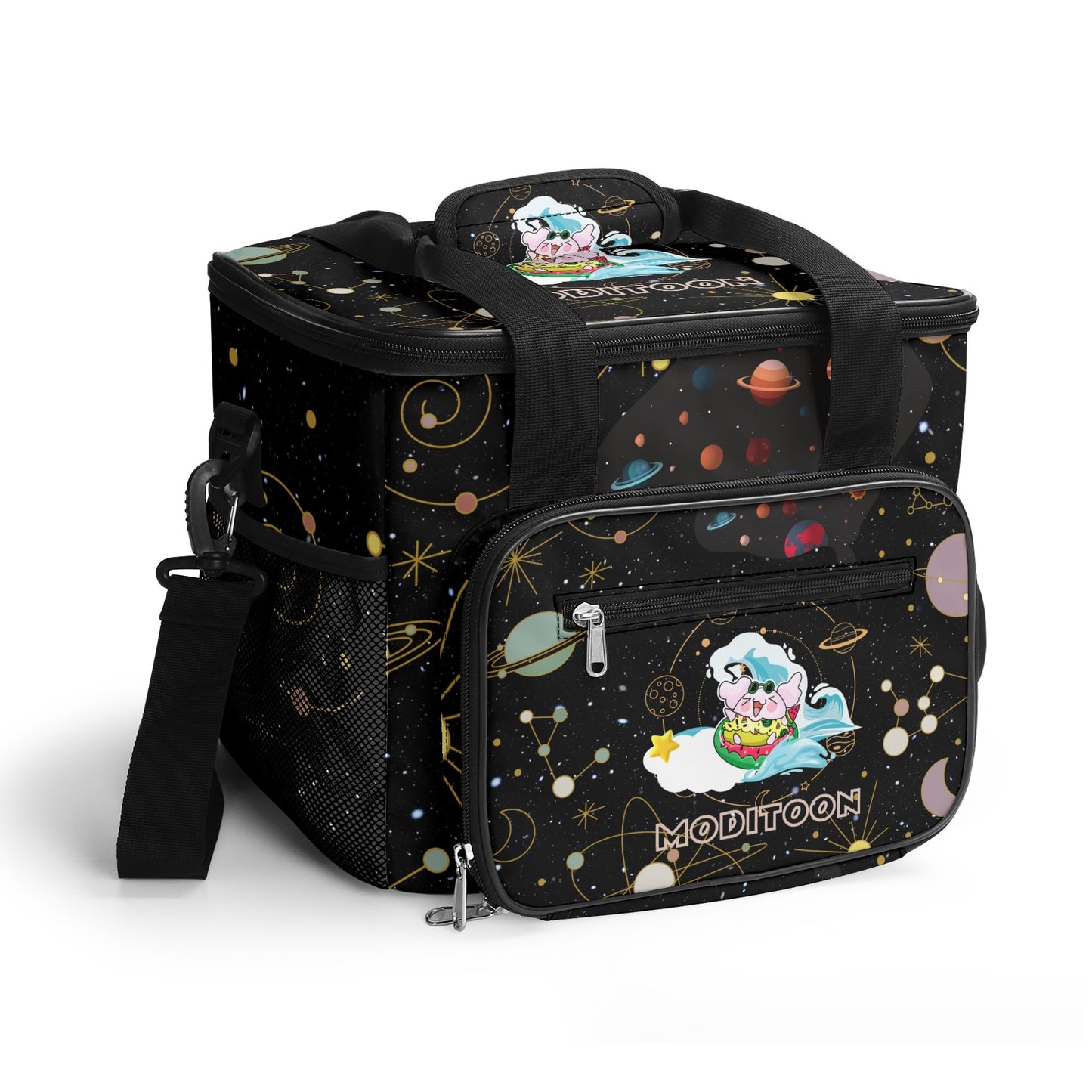 ModiToon Universe Insulated Picnic Bag Leakproof Cooler Bag Lunch Box