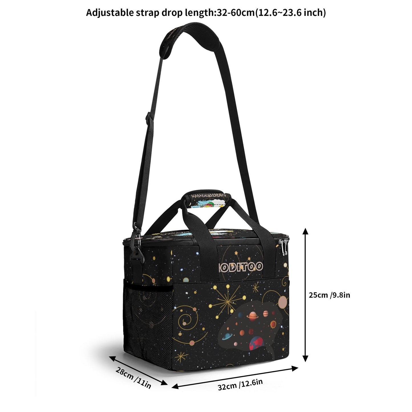 ModiToon Universe Insulated Picnic Bag Leakproof Cooler Bag Lunch Box