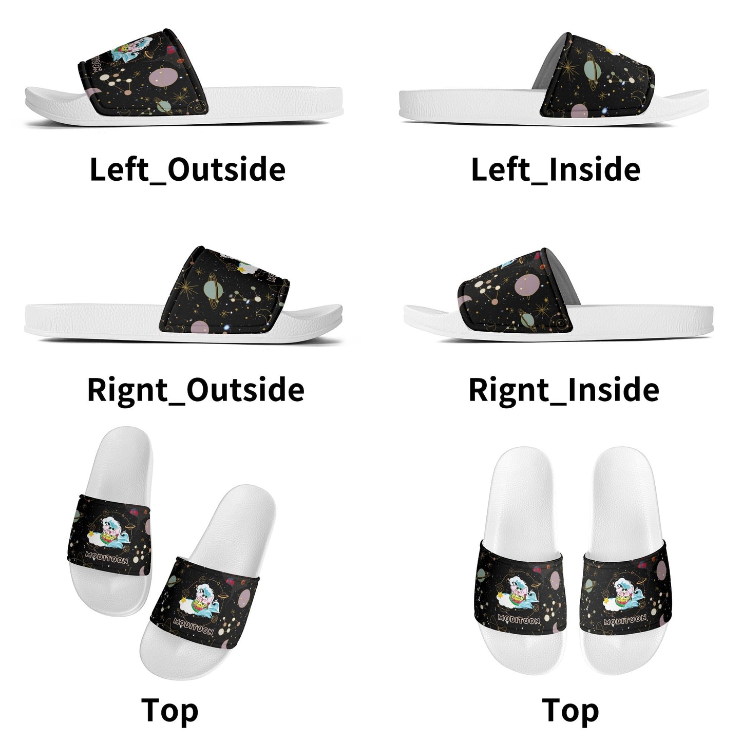 ModiToon Unisex Colorful House Slippers