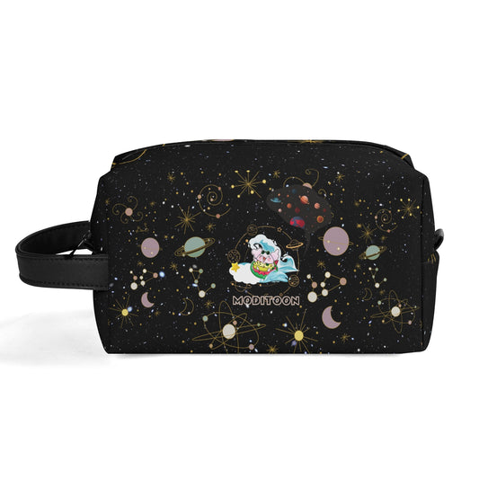 ModiToon Universe Leather Cosmetic Bag | 모디툰 유니버스 여행용 화장품 파우치