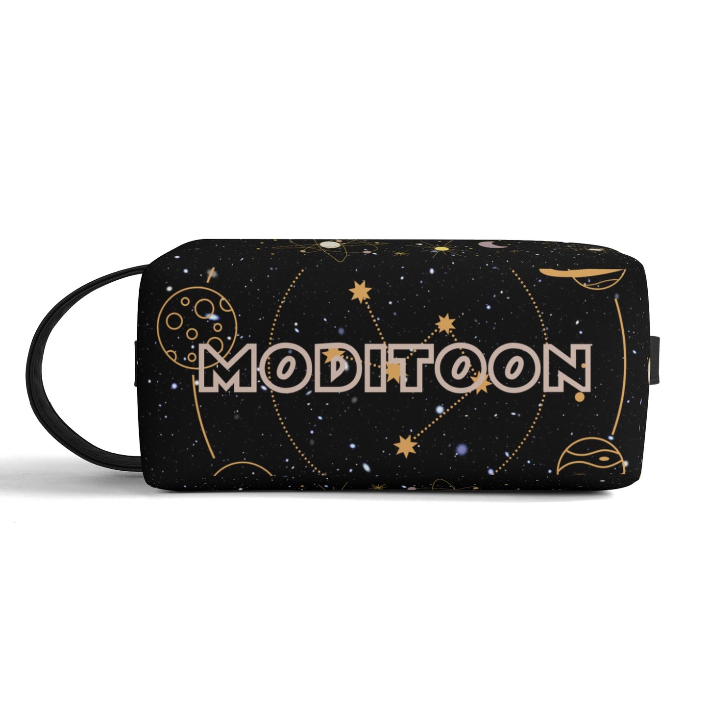 ModiToon Universe Leather Cosmetic Bag | 모디툰 유니버스 여행용 화장품 파우치