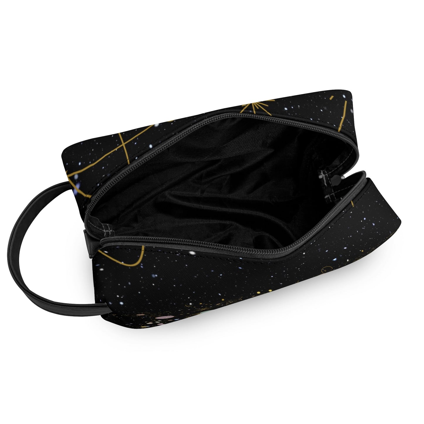 ModiToon Universe Leather Cosmetic Bag | 모디툰 유니버스 여행용 화장품 파우치