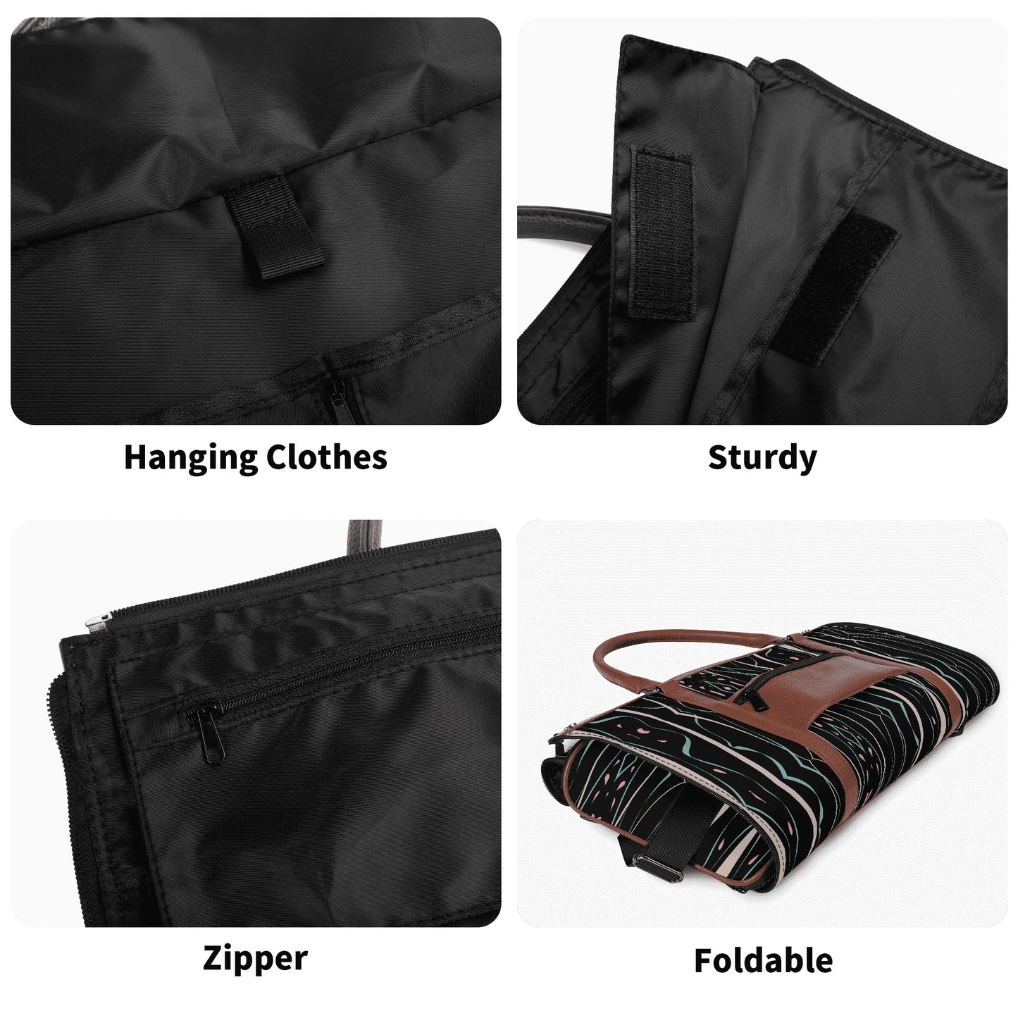 ModiToon Leather Duffle Bag Foldable Travel Bag | 모디툰 접이식 보스턴백