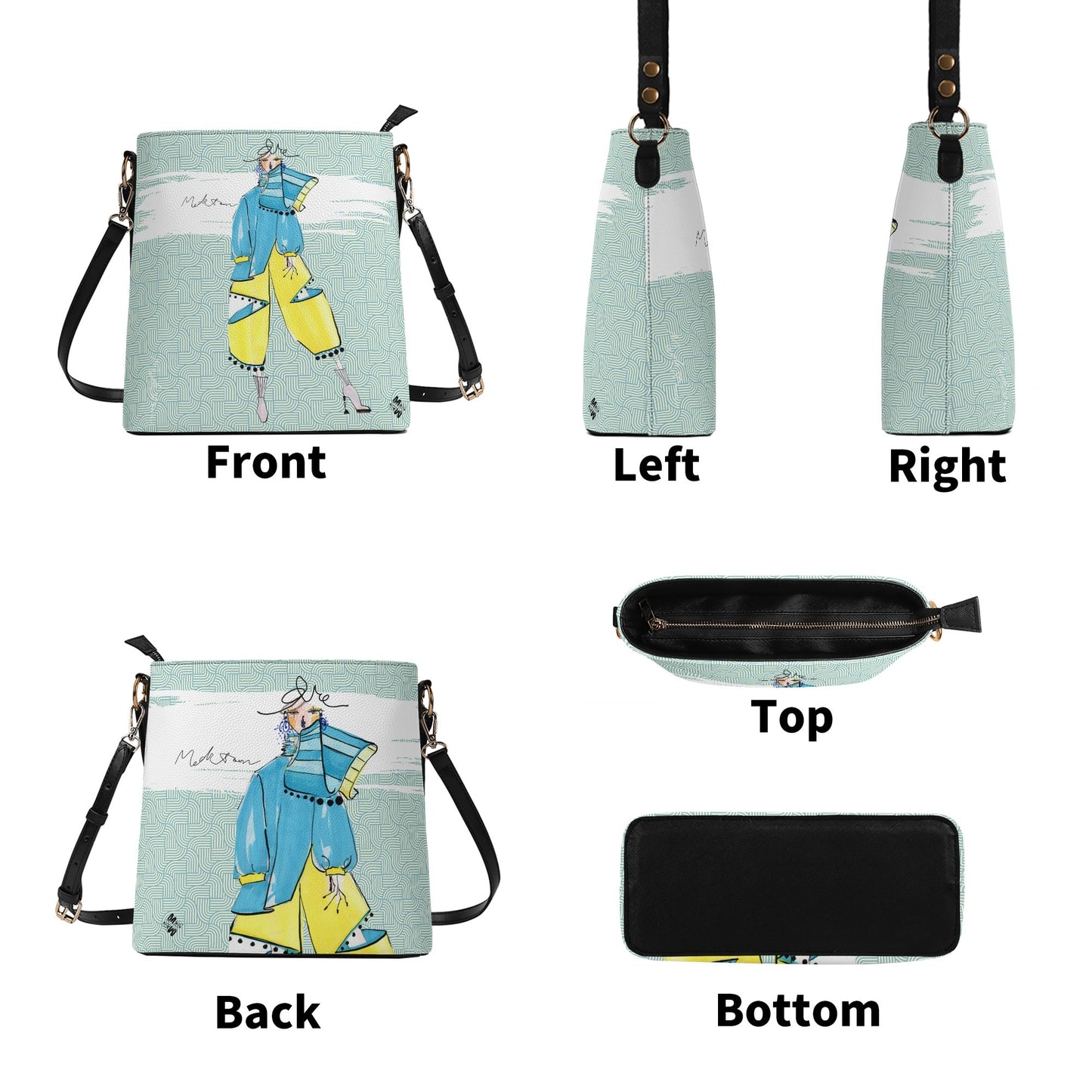 ModiToon × NX PU Bucket Bag | 모디툰 × NX 버킷백