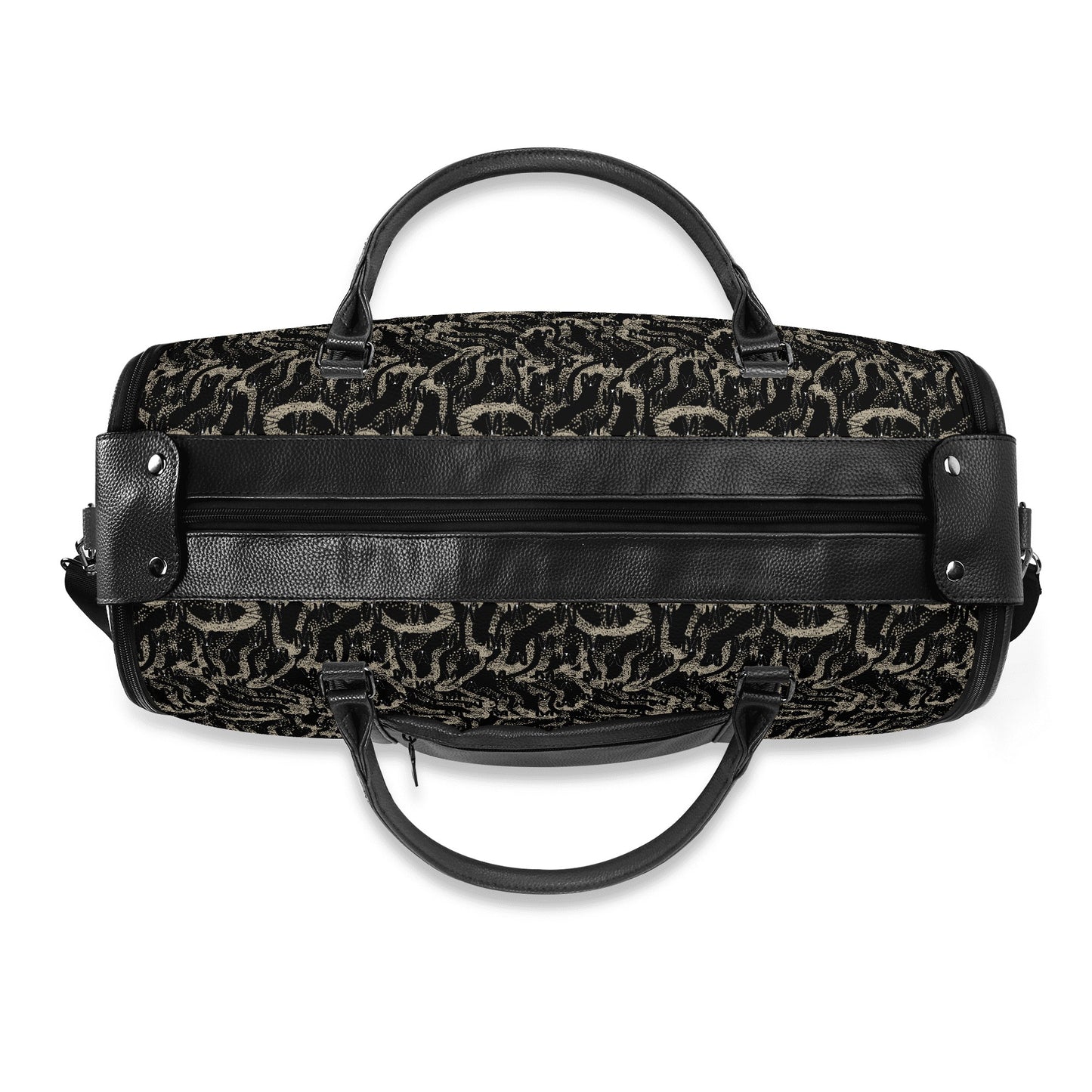 Black ModiToon Unisex Travel Duffle Bag | 블랙 모디툰 남녀공용 여행가방