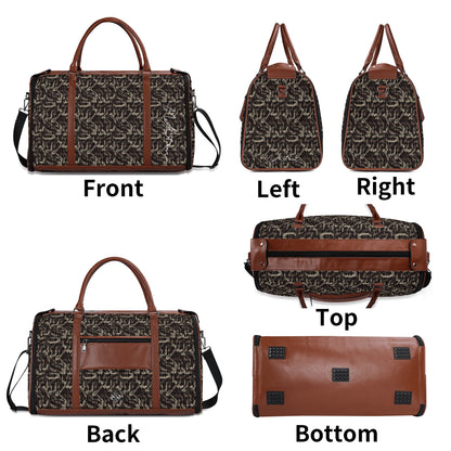 RedBrown ModiToon Unisex Travel Duffle Bag | 레드브라운 모디툰 남녀공용 여행가방