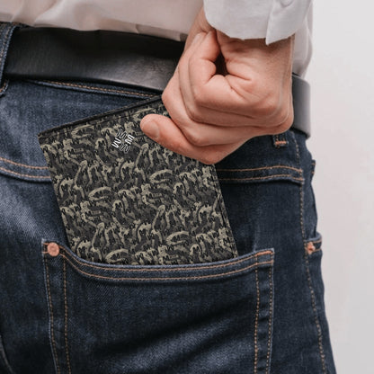 Mocha ModiToon Leather Passport Case | 모카 모디툰 여권케이스 명함지갑