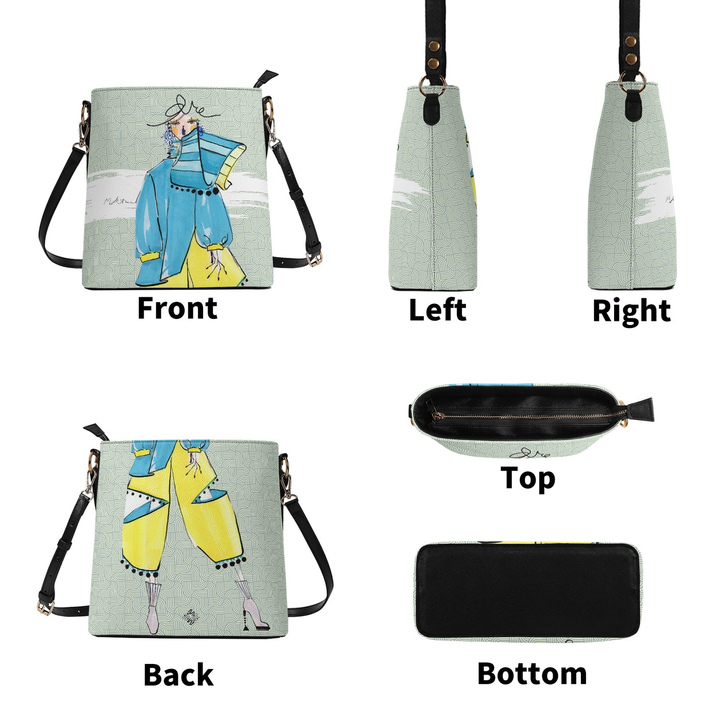 ModiToon × NX PU Bucket Bag | 모디툰 × NX 버킷백