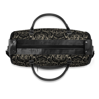 Black ModiToon SAN Unisex Travel Duffle Bag | 블랙 모디툰 남녀공용 여행가방