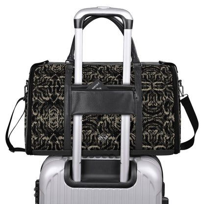 Black ModiToon SAN Unisex Travel Duffle Bag | 블랙 모디툰 남녀공용 여행가방