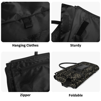 Black ModiToon SAN Unisex Travel Duffle Bag | 블랙 모디툰 남녀공용 여행가방