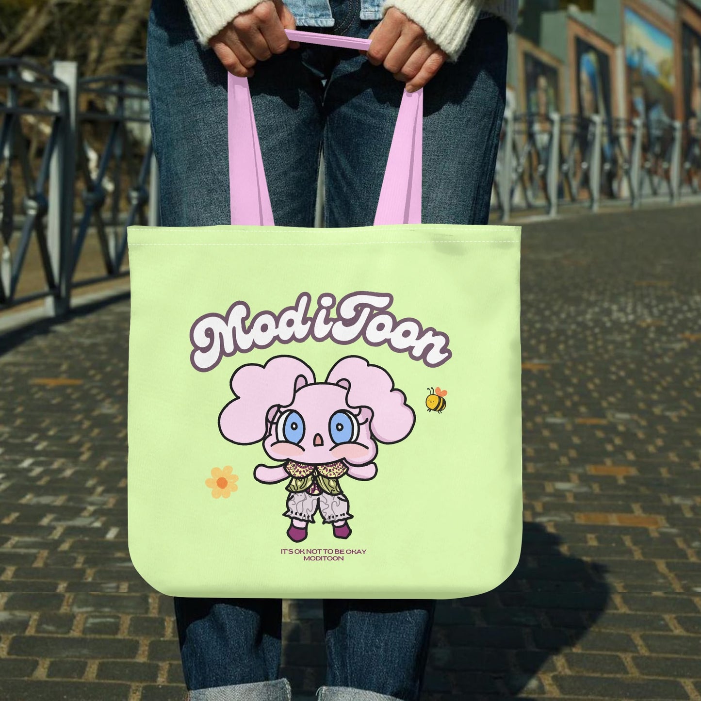 ModiToon Modis Diary Eco-bag | 모디툰 모디의 다이어리 에코백