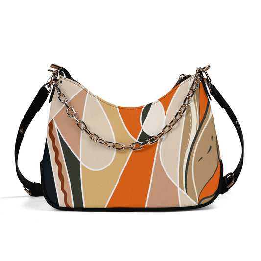 ModiToon Bloom Your Day Twill Faux Leather Chain Shoulder Bag | 모디툰 피우리 체인숄더백