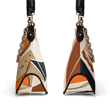 ModiToon Bloom Your Day Twill Faux Leather Chain Shoulder Bag | 모디툰 피우리 체인숄더백