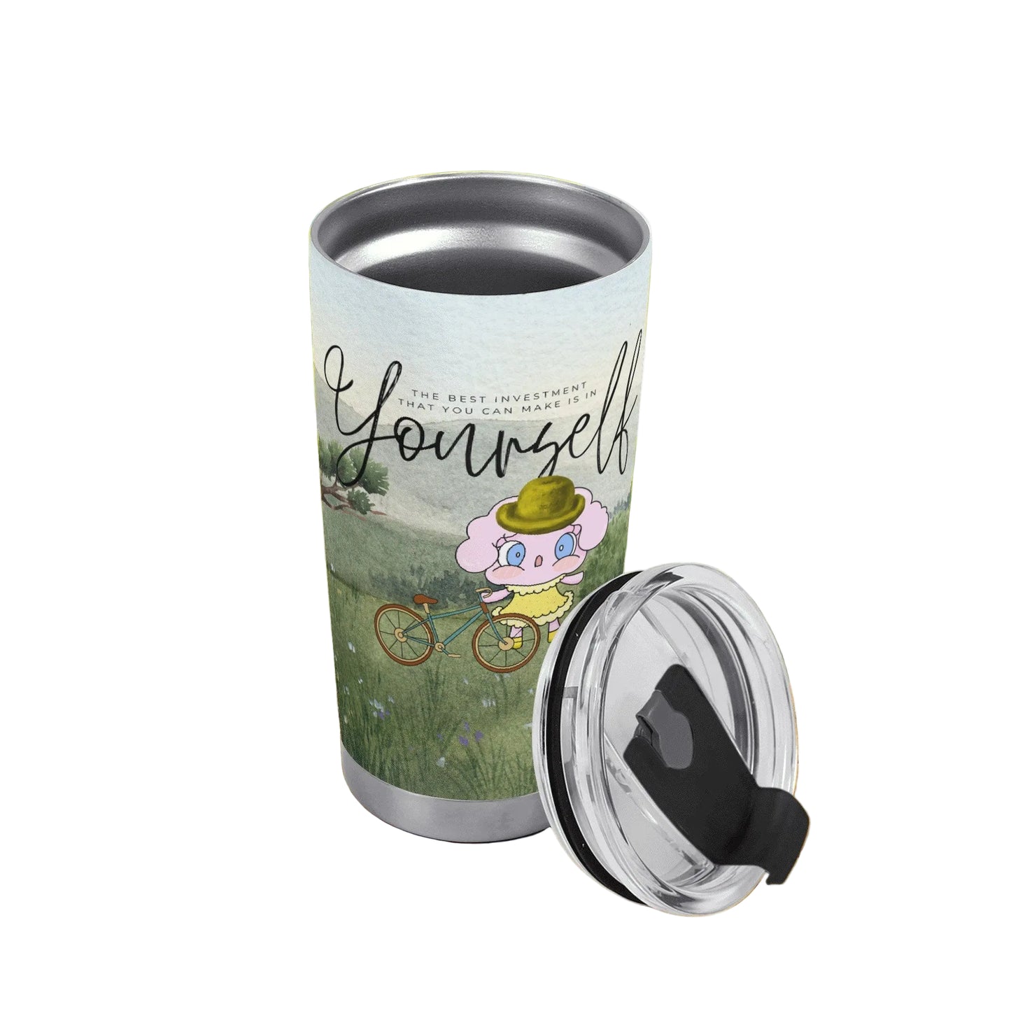 ✨ Sip Happiness Anywhere ☁️ 모디와 함께하는 프리미엄 텀블러 (1 more Additional lid | 컵뚜껑 1개 더 증정)