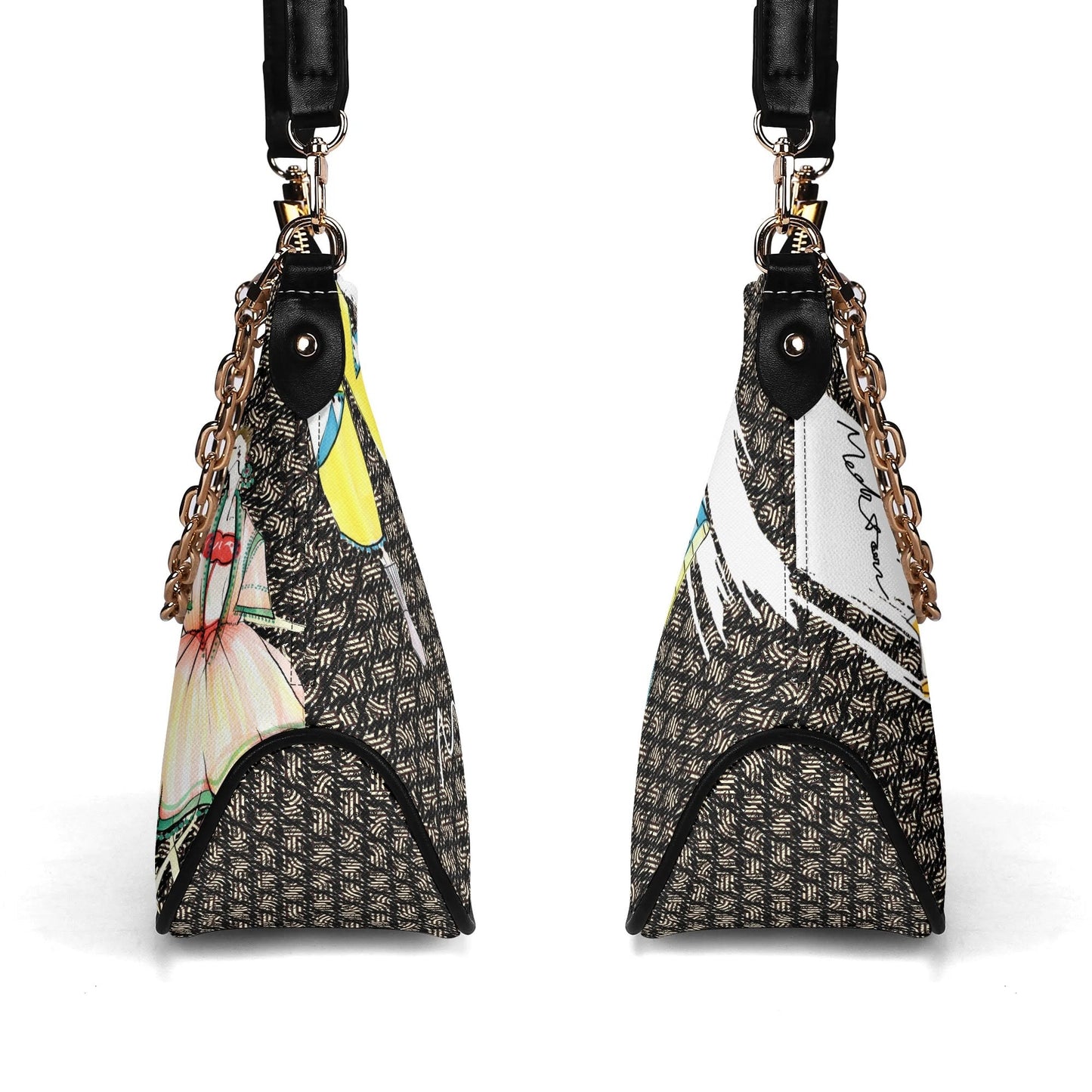 Two-ways Chain Bag [Red Brown]