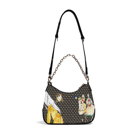 Two-ways Chain Bag [Red Brown]