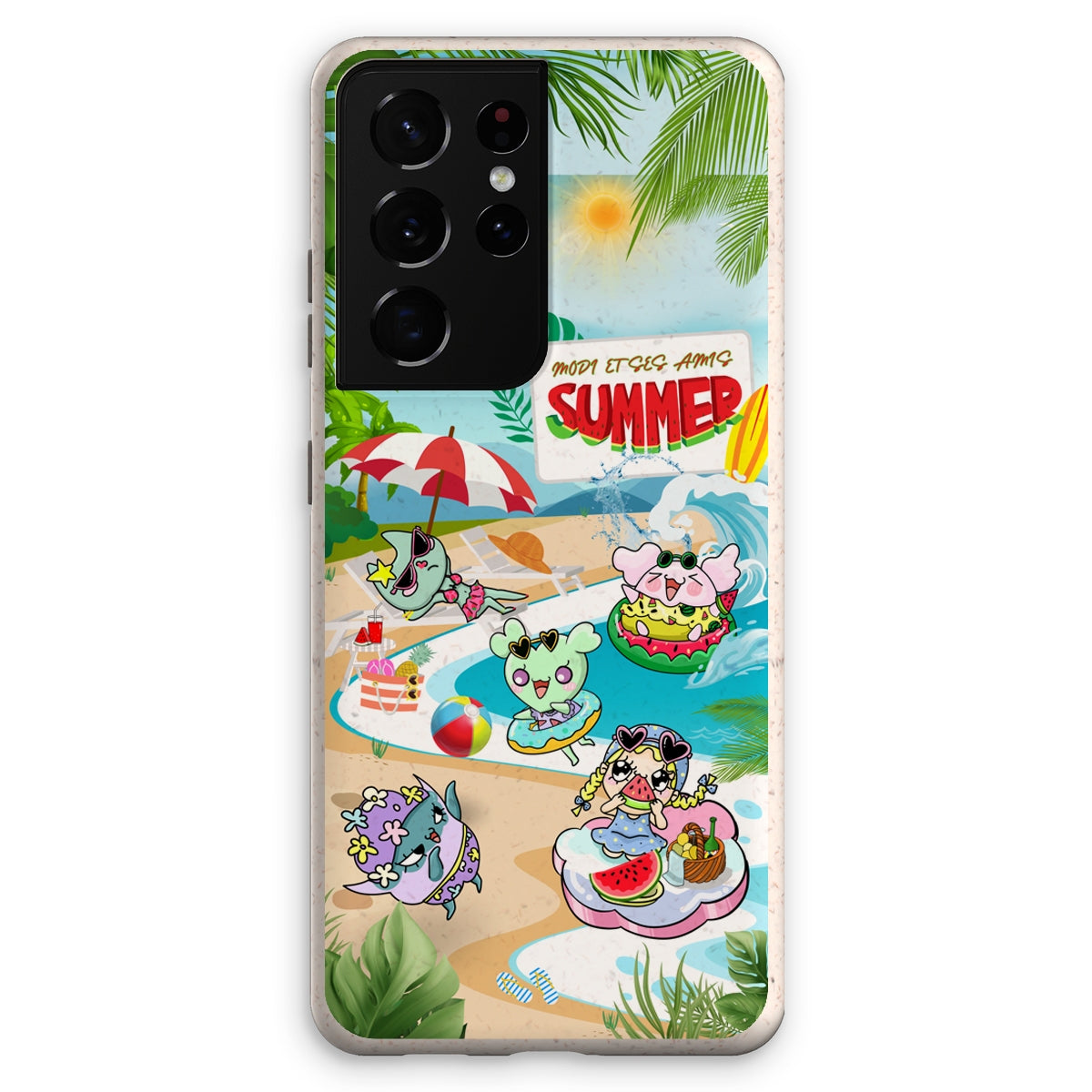 Watermelon vacance Modi et Ses Amis Eco Phone Case