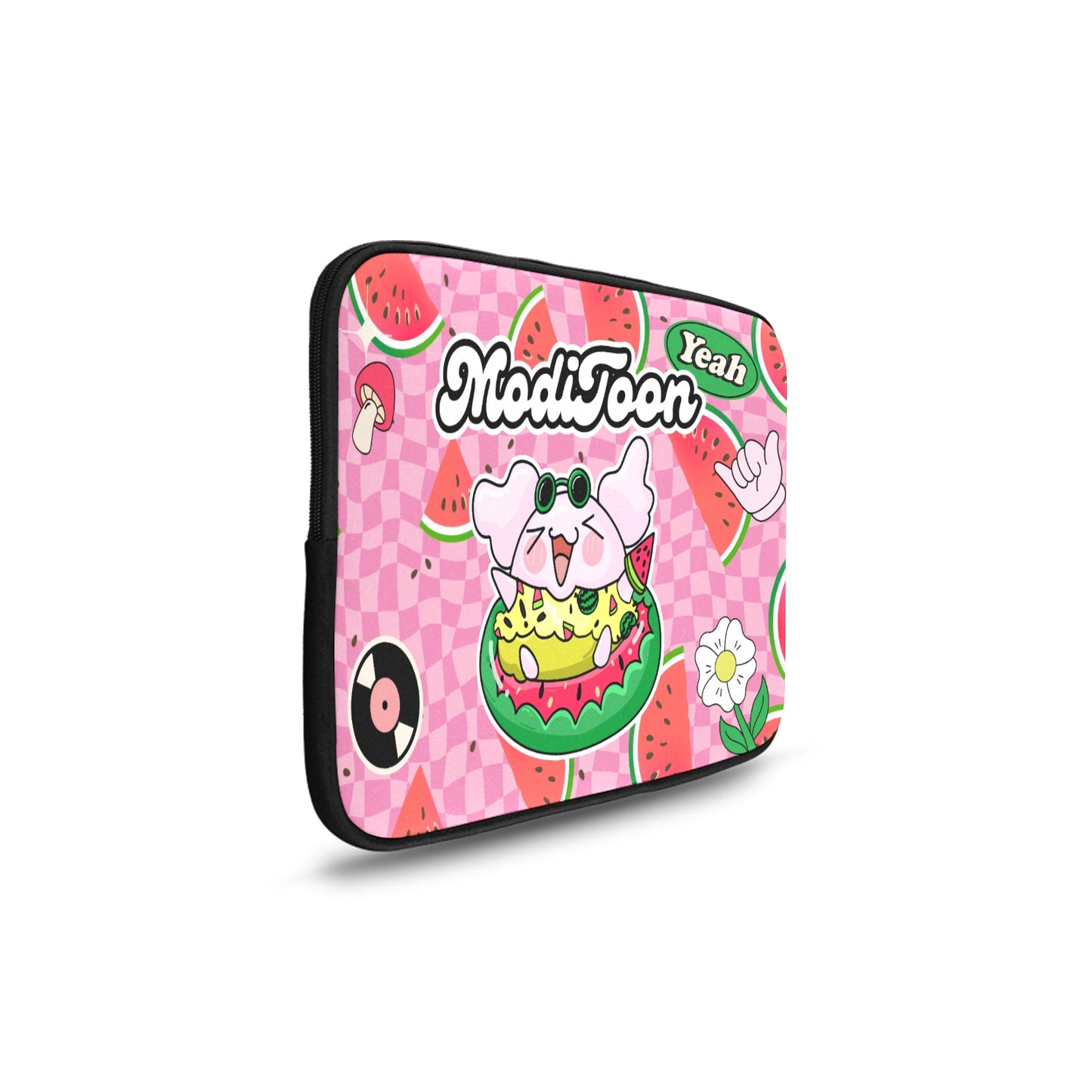 ModiToon Pink Love Sleeve for 14" Laptop | 모디툰 핑크럽 14인치 노트북 가방