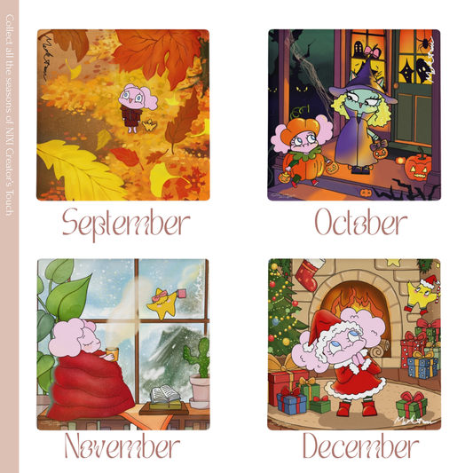 Modi et ses amis September~December Coasters | 모디와 친구들 9월~12월 컵받침