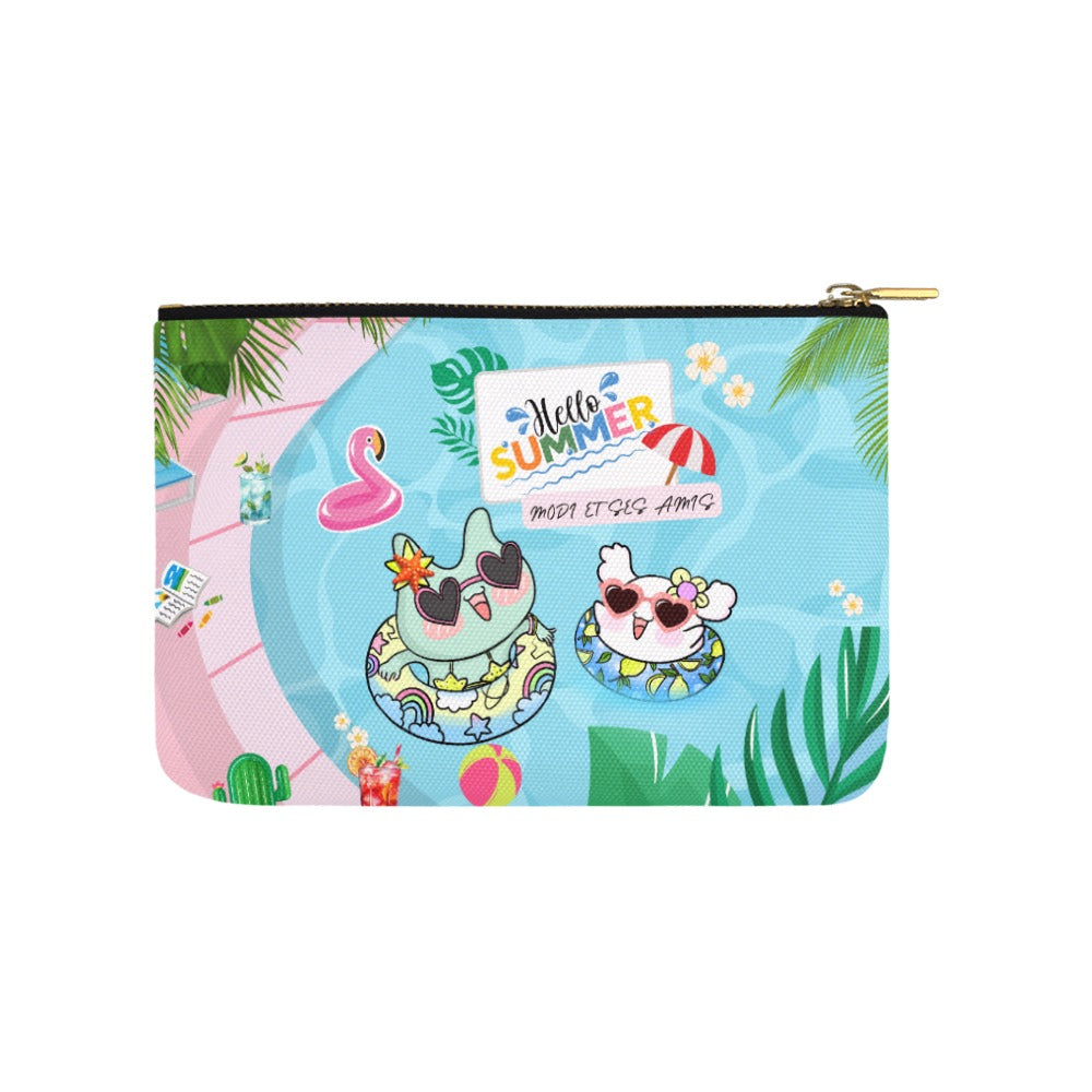 Modi et Ses Amis Pink Love Summer Daily Pouch M [Canvas]