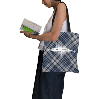 ModiToon Staytuned Check Ecobag [S] 모디툰 스테이튠드 체크 에코백