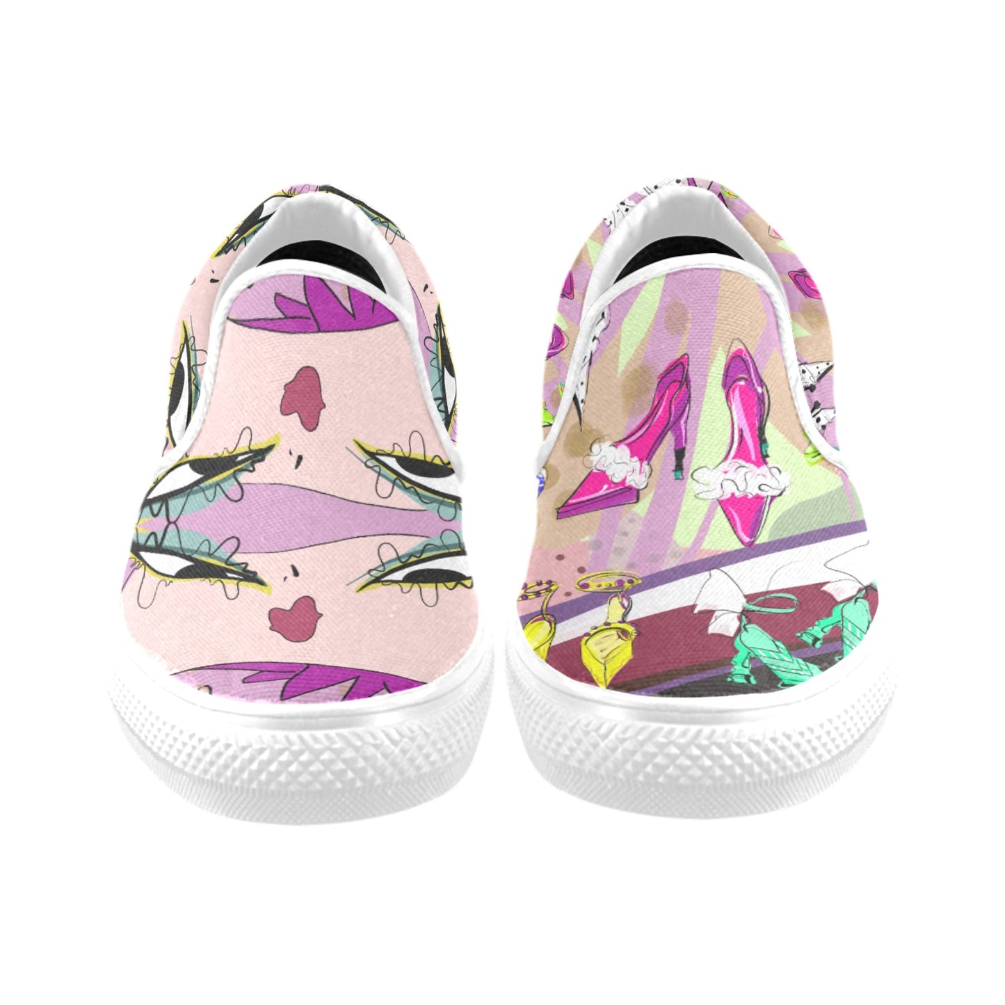 [Dopamine Addict] Slip-on Canvas Women's Shoes