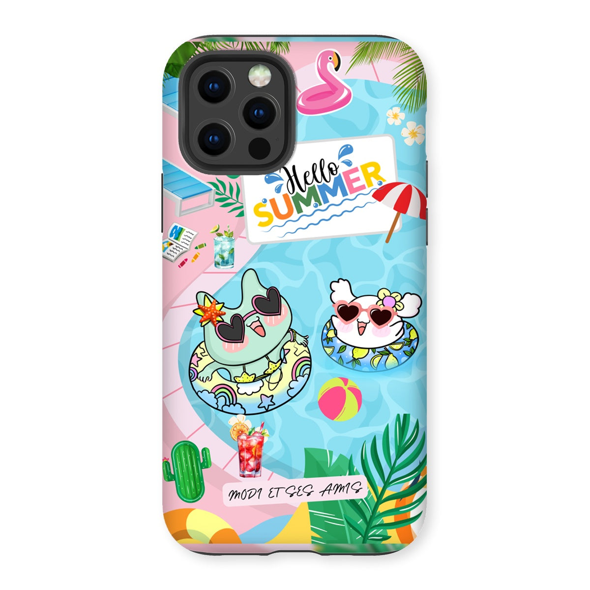 Pink Love Summer Modi et Ses Amis Tough Phone Case