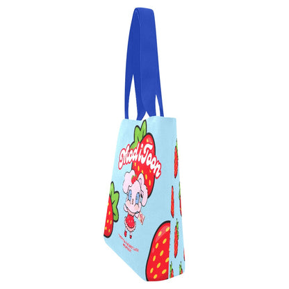 ModiToon Modi's Diary Strawberry Dream Canvas Eco-bag Ensemble de 4 | 모디툰 모디의 다이어리 스트로베리 드림 에코백 4종 세트