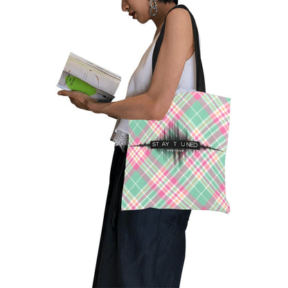 ModiToon Staytuned Check Ecobag [S] 모디툰 스테이튠드 체크 에코백