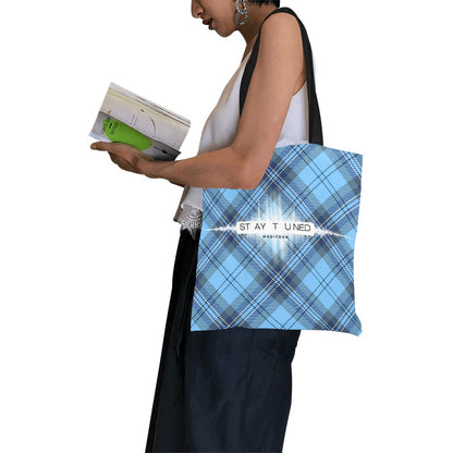 ModiToon Staytuned Check Ecobag [S] 모디툰 스테이튠드 체크 에코백