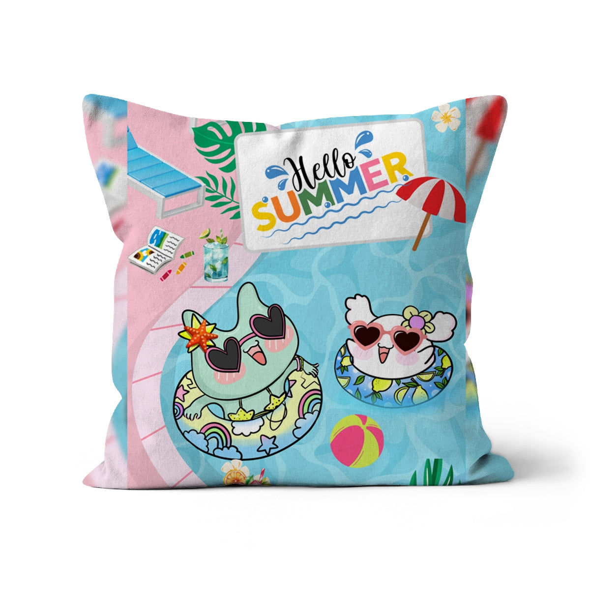 Pink Love Summer Modi et Ses Amis Cushion