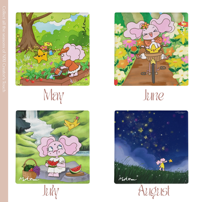 Modi et ses amis May~August Coasters | 모디와 친구들 컵받침 5월~8월