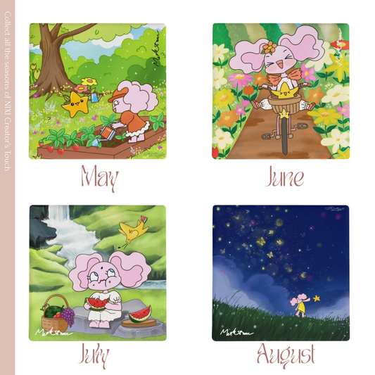 Modi et ses amis May~August Coasters | 모디와 친구들 컵받침 5월~8월
