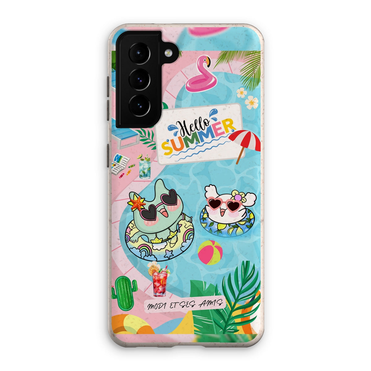 Pink Love Summer Modi et Ses Amis Eco Phone Case