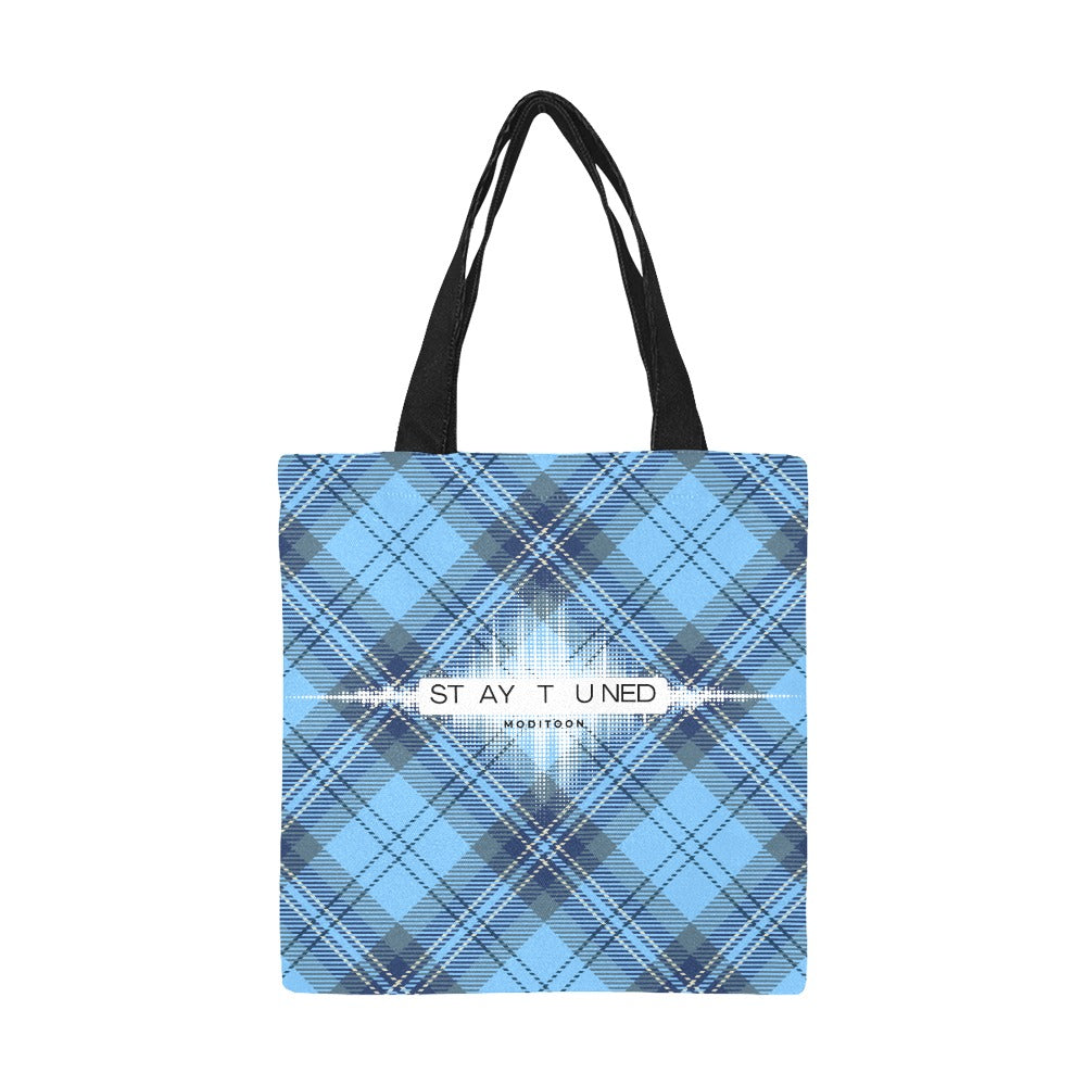 ModiToon Staytuned Check Ecobag [S] 모디툰 스테이튠드 체크 에코백
