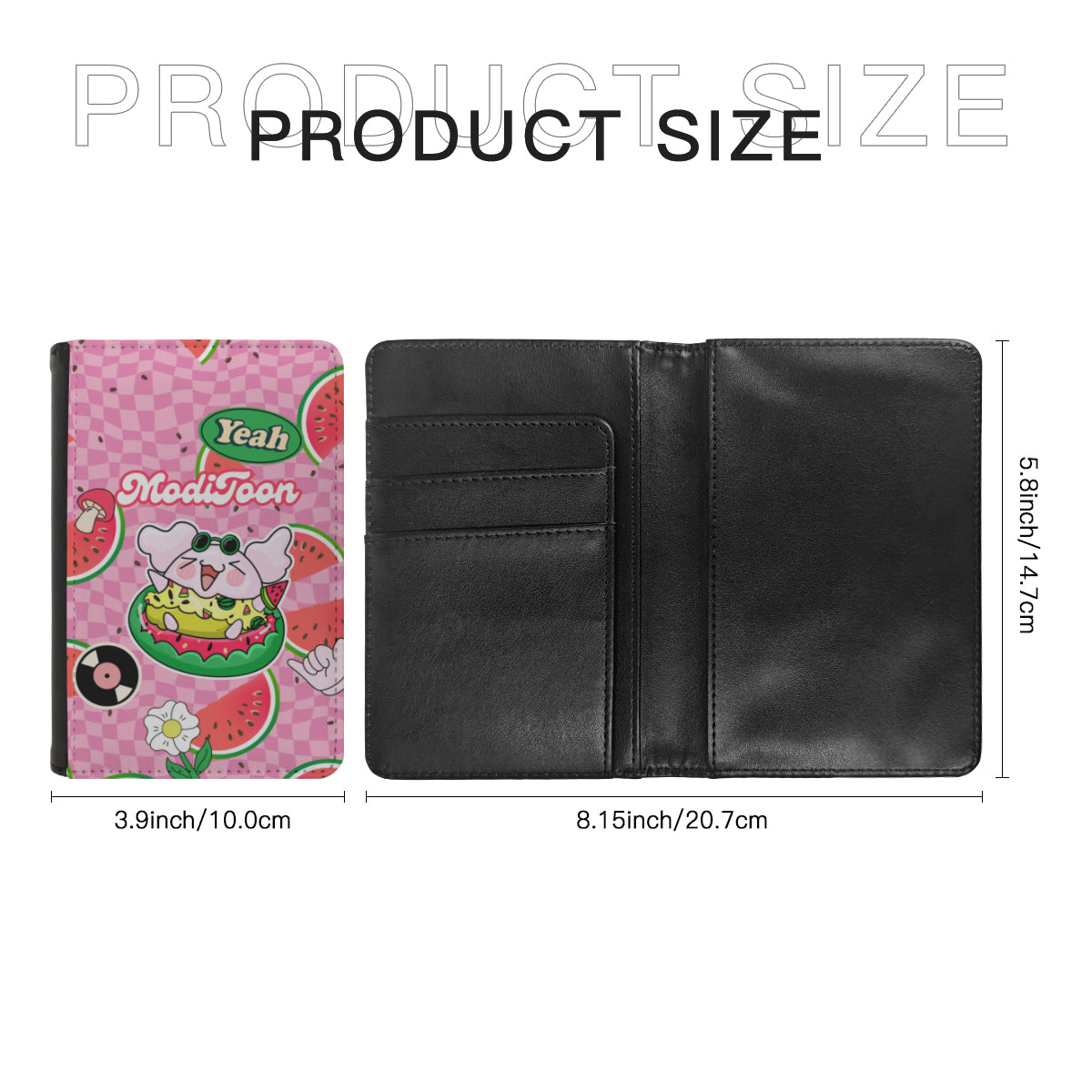 ModiToon Pink Love passport cover