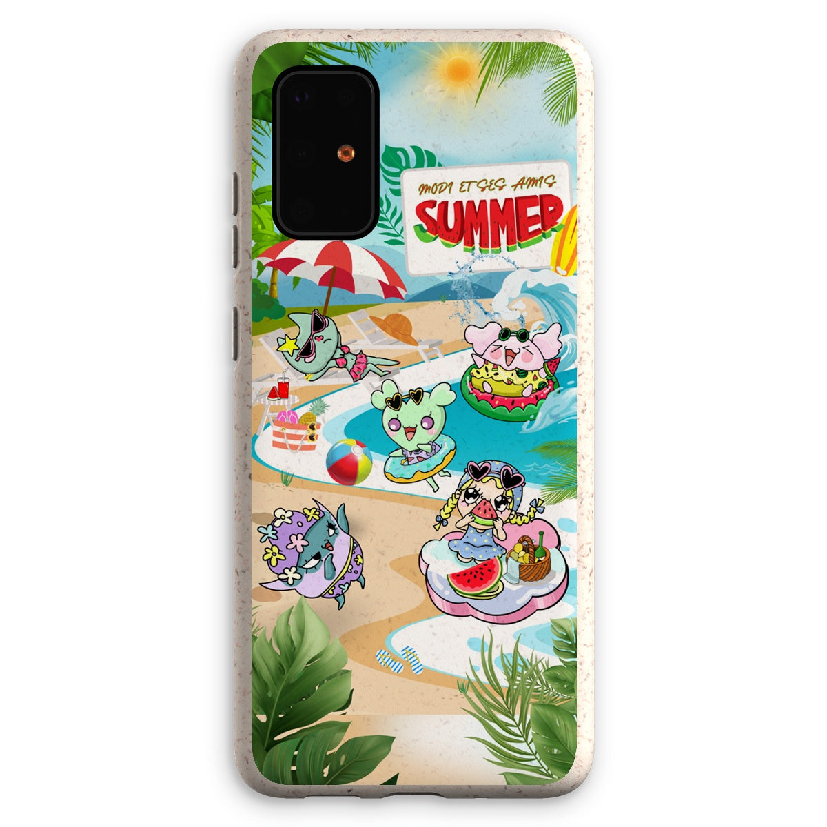 Watermelon vacance Modi et Ses Amis Eco Phone Case