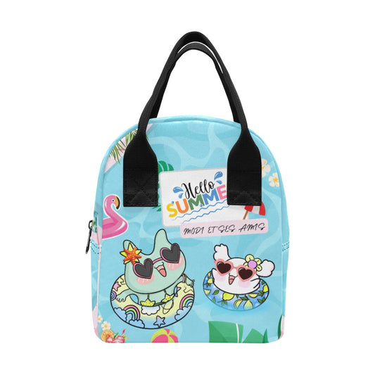 Modi Et Ses Amis Water Park Summer Insulated Lunch Bag | 모디와 친구들 워터파크 런치 피크닉 보냉백