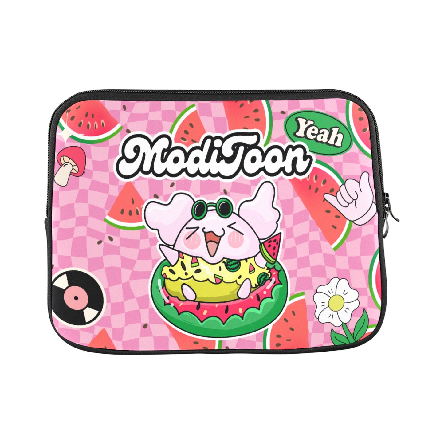 ModiToon Pink Love Sleeve for 11" 11.6" Laptop | 모디툰 핑크럽 11.6인치 노트북 가방