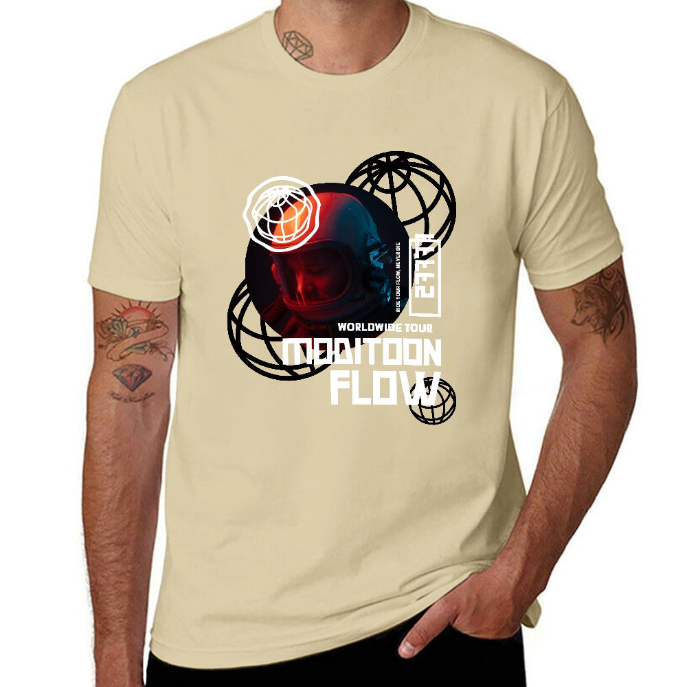 ModiToon FLOW Men's Short Sleeve T-shirt | 모디툰 플로우 남성 티셔츠
