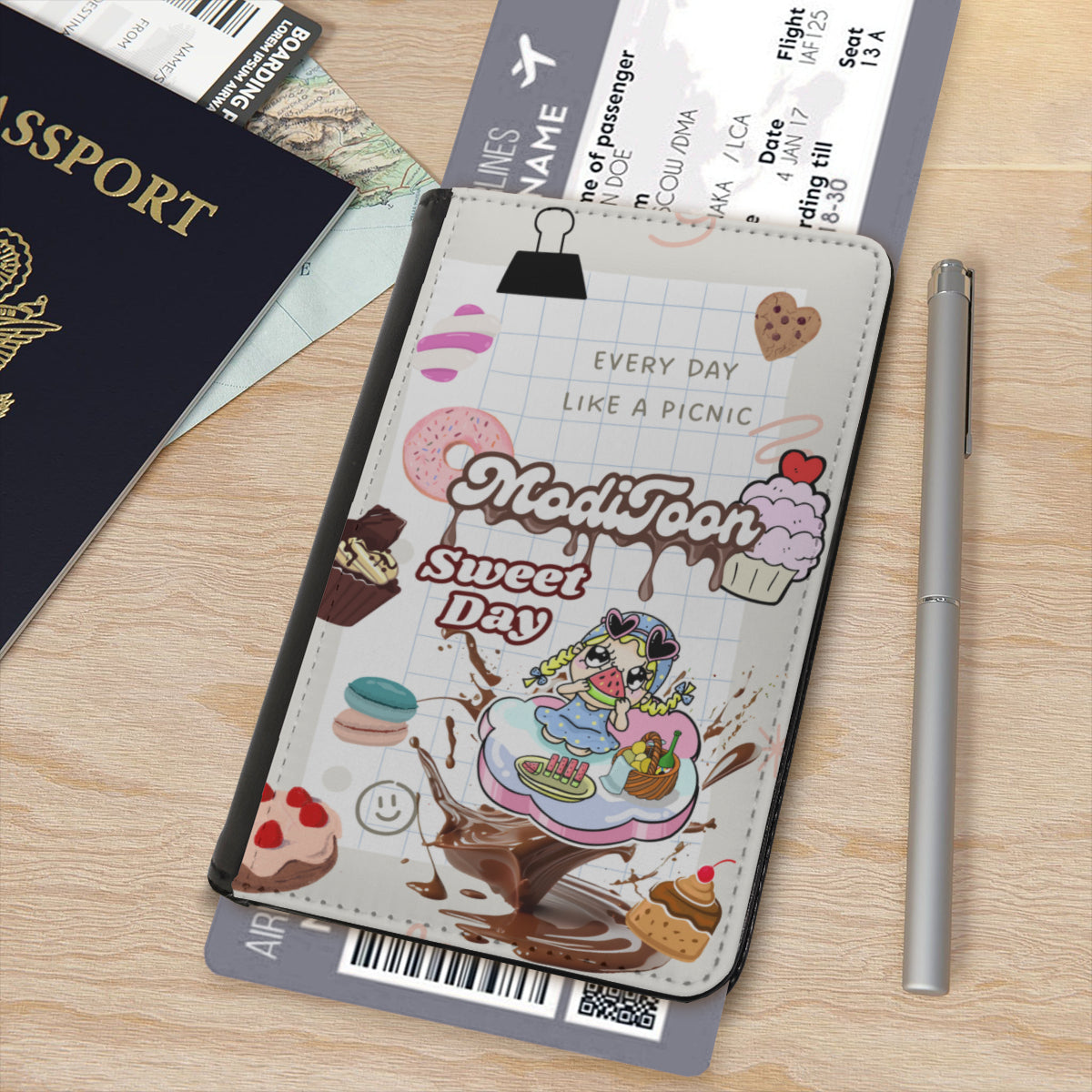 ModiToon Narae Passport Cover | 모디툰 나래 여권케이스