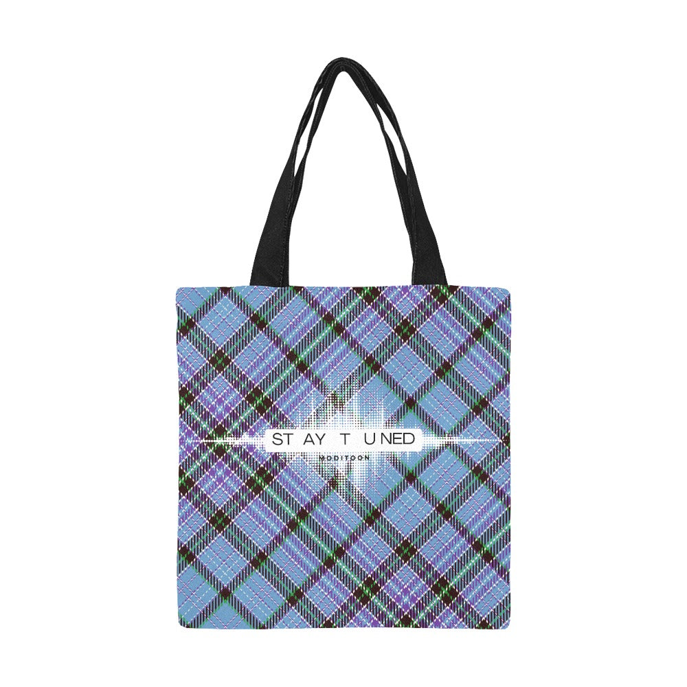 ModiToon Staytuned Check Ecobag [S] 모디툰 스테이튠드 체크 에코백