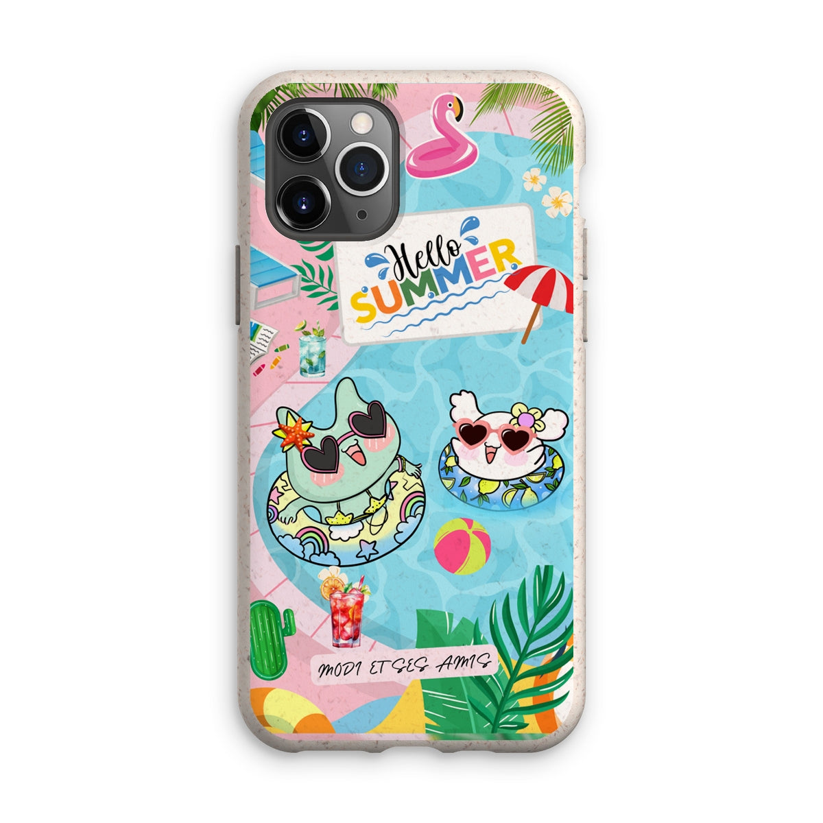 Pink Love Summer Modi et Ses Amis Eco Phone Case