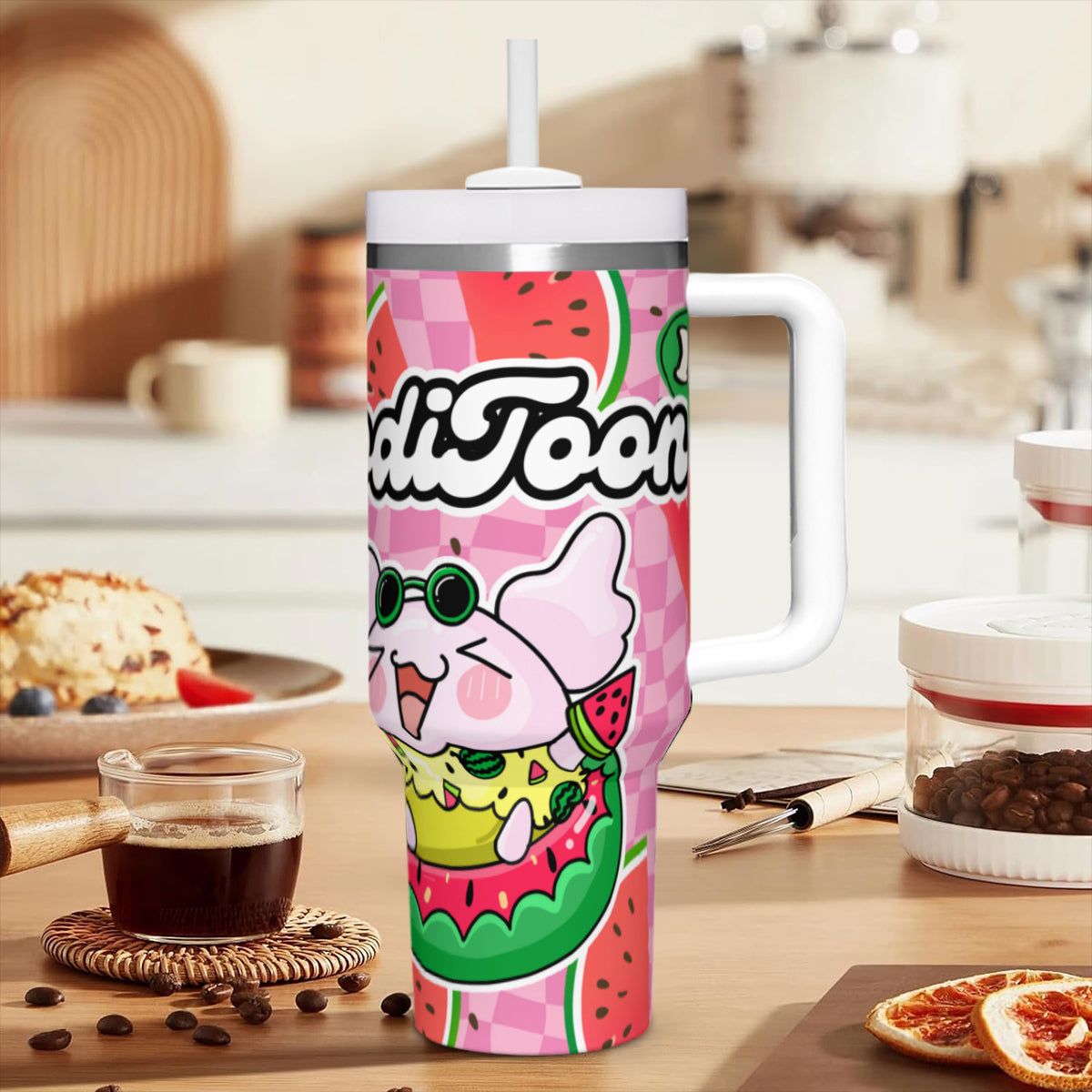 ModiToon Pink Love Tumbler | 모디툰 핑크럽 텀블러